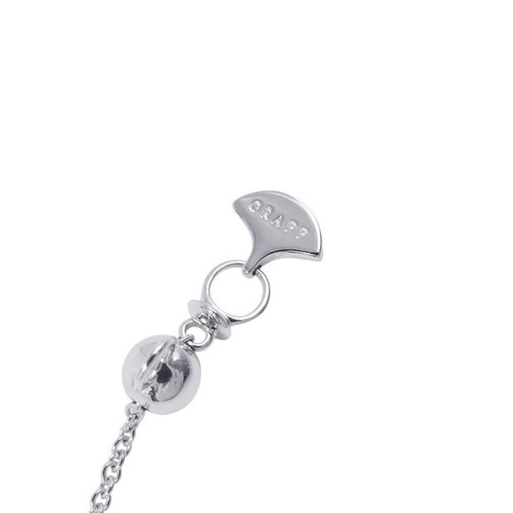 GRAFF Icon Cushion Cut Yellow Diamond Pendant K18WG/K18YG RGP845 - Picture 8 of 12